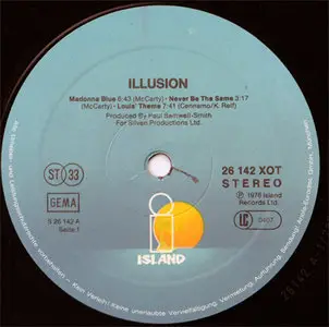 Illusion - Illusion (Island 26142 XOT) (GER 1978) (Vinyl 24-96 & 16-44.1)