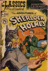 Classics Illustrated 033 The Adventures Of Sherlock Holmes Sir Arthur Conan Doyle