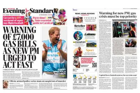 London Evening Standard – August 26, 2022