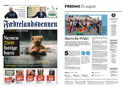 Fædrelandsvennen – 23. august 2019