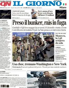 IL GIORNO 23 24 AGOSTO 2011