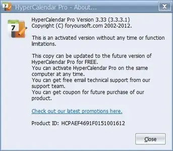 HyperCalendar Pro 3.33
