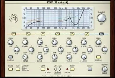 PSP Audioware MasterQ VST DX RTAS v1.52