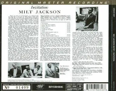Milt Jackson Sextet - Invitation (1962) {MFSL UDSACD}