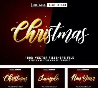 Christmas Editable Text Effect - CVTV6RW