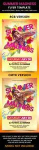 Summer Madness Flyer Template 19763840