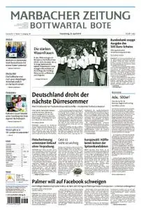 Marbacher Zeitung - 25. April 2019