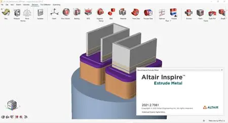 Altair Inspire Extrude 2021.2.0