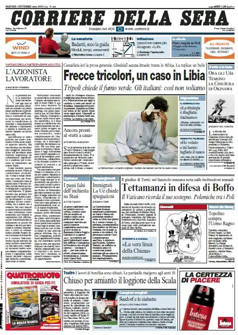 Il Corriere della Sera (01-09-09)