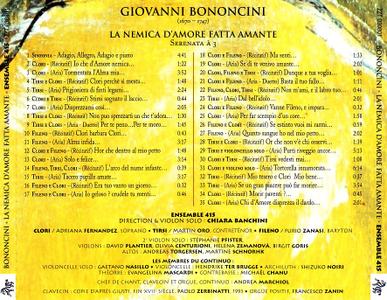 Chiara Banchini, Ensemble 415 - Giovanni Bononcini: La Nemica D'Amore Fatta Amante (2003)
