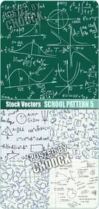 School pattern 5 - Stock Vector