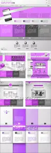 Vector - Infographics design template web elements