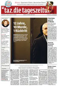 Tageszeitung TAZ vom 3 Juli 2012