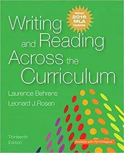 Writing and Reading Across the Curriculum, MLA Update Edition