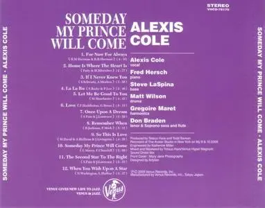 Alexis Cole - Someday My Prince Will Come (2009) {Venus}