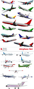 Vectors - Airplane Set