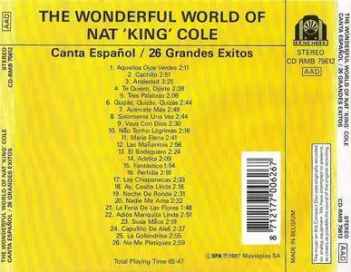 Nat King Cole - The Wonderful World Of Nat King Cole: Canta Espanol - 26 Grandes Exitos (1988)