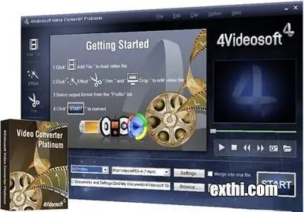 4Videosoft Video Converter Platinum v3.2.06