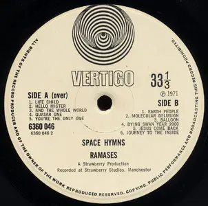 Ramases - Space Hymns (Vertigo 1971) 24-bit/96kHz Vinyl Rip