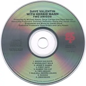 Dave Valentin / Herbie Mann - Two Amigos (1990) {GRD-9606} [Repost]