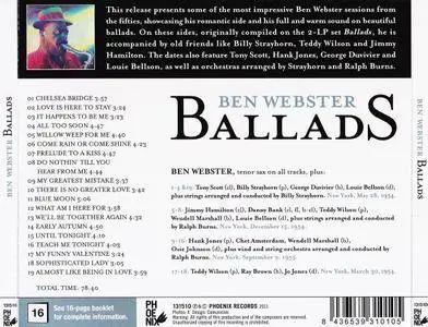 Ben Webster - Ballads (1955) Remastered 2011