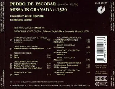 Ensemble Cantus figuratus, Dominique Vellard - Pedro de Escobar: Missa in Granada c. 1520 (2003)