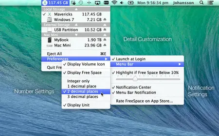 FreeSpace v1.2.6 Mac OS X