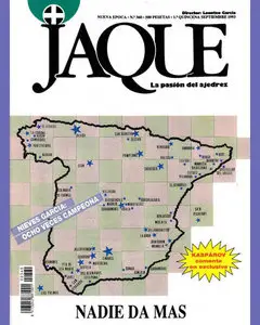 JAQUE • La pasion del Ajedrez • Numero 360 • Septiembre 1993 (Spanish)