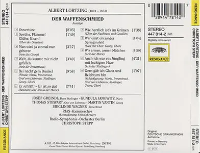 Albert Lortzing - RIAS-Kammerchor / RSO Berlin / Christoph Stepp - Der Waffenschmied [Auszüge] (1964, 1990's CD ReIssue)
