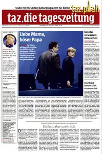 Tageszeitung TAZ vom 05 Maerz 2015