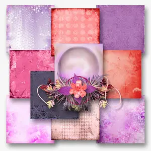 Scrap Kit: My Sweet Pink Autumn