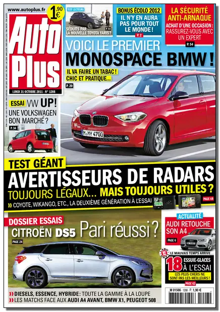 Auto Plus N°1208 - Lundi 31 Octobre 2011