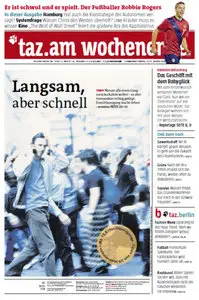 Tageszeitung TAZ vom 11 Januar 2014