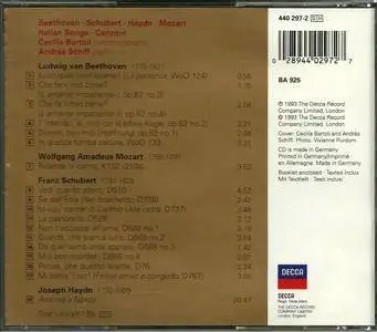 Cecilia Bartoli, Andras Schiff - Italian Songs: Beethoven, Mozart, Schubert, Haydn (1993) [Re-Up]