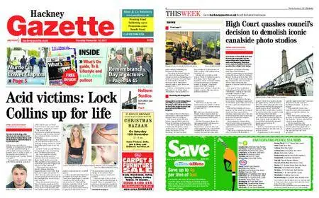 Hackney Gazette – November 16, 2017