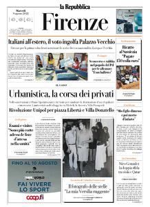 la Repubblica Firenze - 9 Agosto 2022