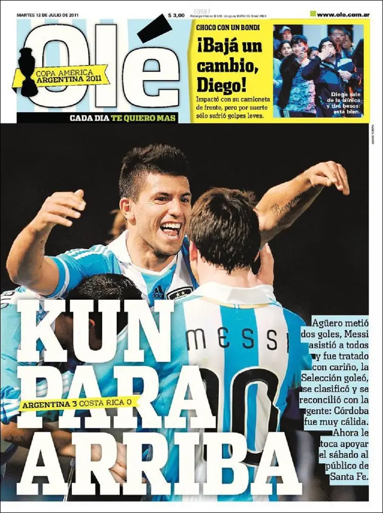 Diario Ole - 12 de Julio 2011