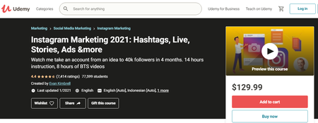 Instagram Marketing 2021: Hashtags, Live, Stories, Ads &more (1/2021)