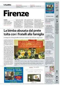 la Repubblica Firenze - 31 Luglio 2018