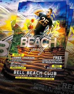 GraphicRiver Last Beach Party Flyer Template