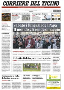 Corriere del Ticino - 23 Aprile 2025