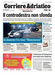 Corriere Adriatico Macerata - 1 Ottobre 2024