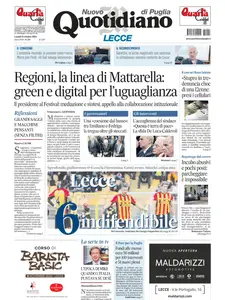 Quotidiano di Puglia Lecce - 21 Ottobre 2024