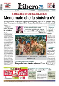 Libero - 15 Dicembre 2025