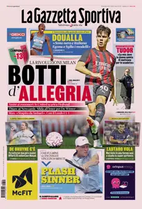 La Gazzetta dello Sport - 10 Agosto 2025