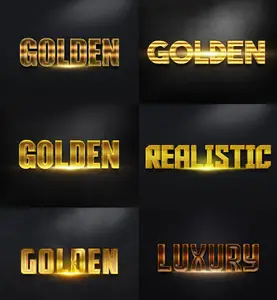 Psd text effect set part 34