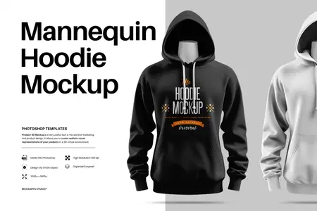 EE - Mannequin Hoodie Mockup 6QKPGJJ