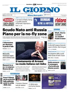 Il Giorno Milano Metropoli - 13 Settembre 2025
