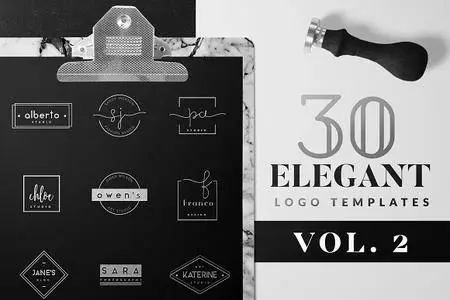 CreativeMarket - Elegant Logo Pack VOL 2