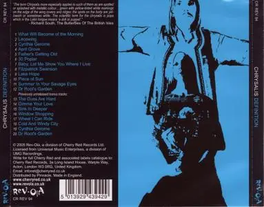 Chrysalis - Definition (1968) [2005, Remastered with Bonus Tracks]